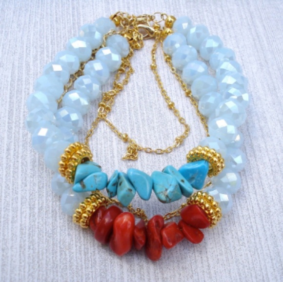 🆕️ Gemstone Chip Bracelet - Picture 6 of 8